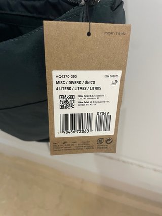 Bolso Cruzado Nike Negro