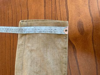 Pantaloni Trussardi velluto Tg 27 verde oliva