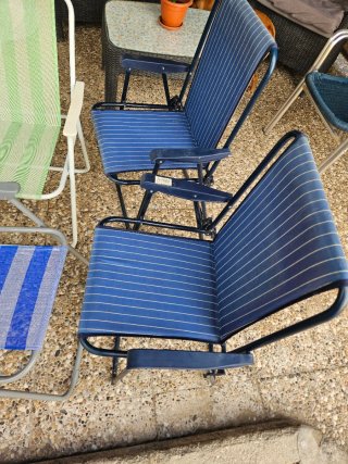 4 Butacas de Playa Plegables