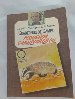 Cuaderno de campo de Félix Rodríguez de la fuente.
