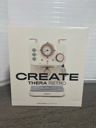 Cafetera Create Thera Retro Blanco Roto
