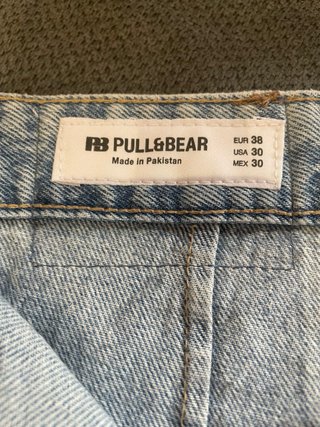 Pantalón vaquero cargo ancho