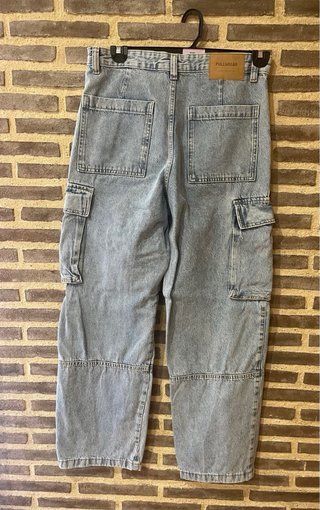 Pantalón vaquero cargo ancho