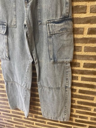 Pantalón vaquero cargo ancho