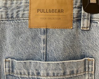 Pantalón vaquero cargo ancho