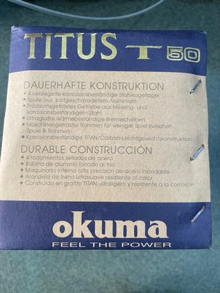 Carrete Okuma Titus T 50.