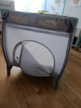 Cuna de viaje Asalvo con colchón