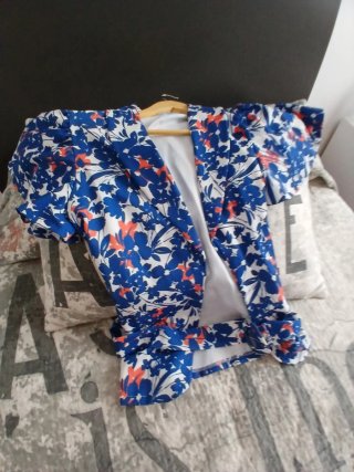 Traje estampado floral S/M