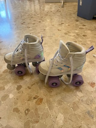 Patines Quad Decathlon Lila Talla 31