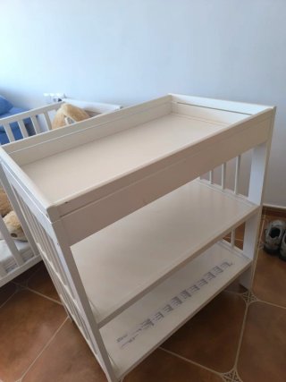 Cambiador Bebé IKEA Blanco