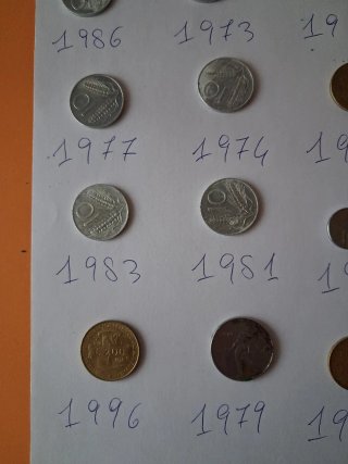 Lotto di monete Lire Italiane