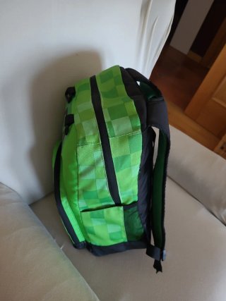 Mochila escolar Minecraft