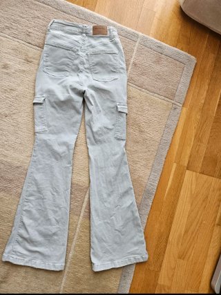 Pantalones campana vaqueros