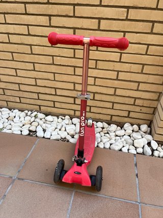 Patinete infantil 3 ruedas rojo