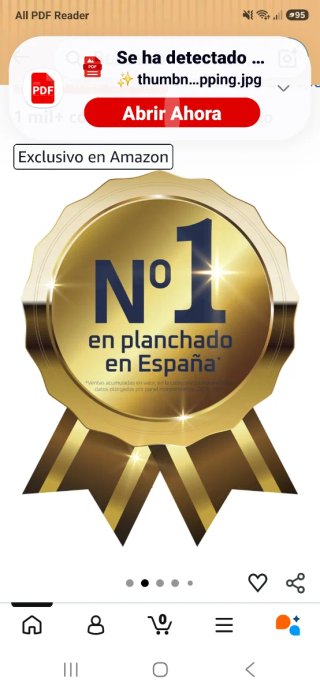 Plancha de vapor Rowenta azul