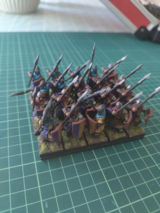 Lanceros medievales 28mm