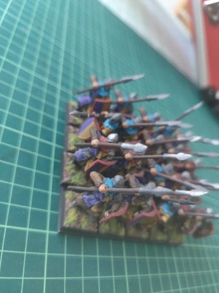 Lanceros medievales 28mm