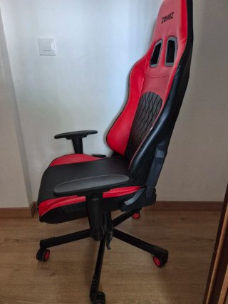 Silla Gaming Zenez Negra y Roja