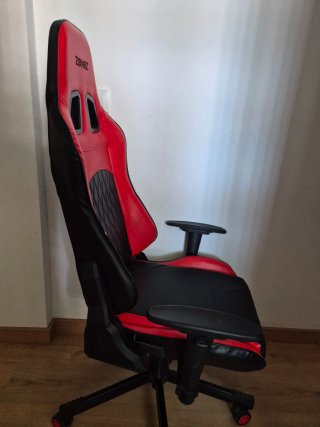 Silla Gaming Zenez Negra y Roja