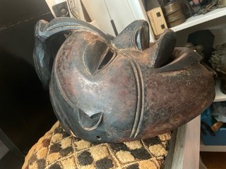 Máscara Africana Arte Tribal Madera