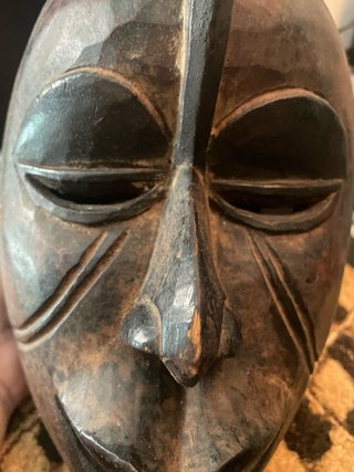 Máscara Africana Arte Tribal Madera