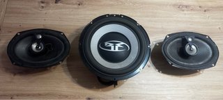 Altavoces Coche Pioneer Ovalados y Subwoofer