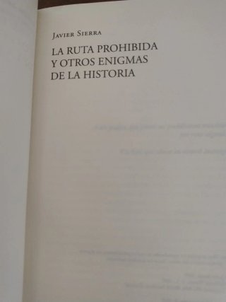 La ruta prohibida y otros enigmas de la historia