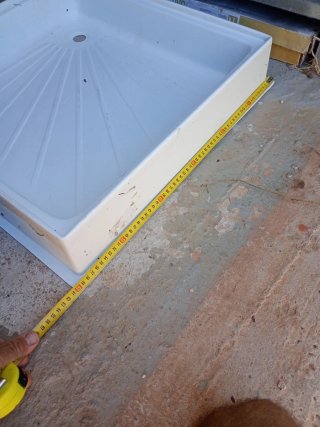 Plato ducha camper plastico