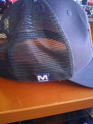 Gorra Mustad Azul Malla