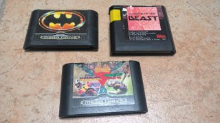 Cartuchos Sega Mega Drive (Batman, Shadow of the B