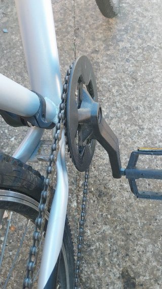 Bicicleta B'TWIN plateada