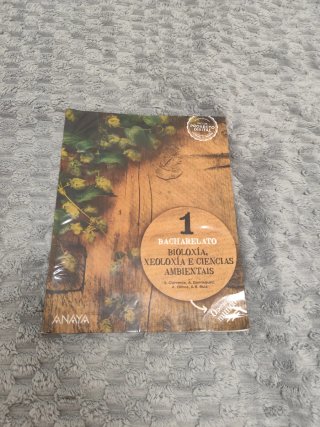 Libro de Bioloxía e Xeoloxía 1° Bach Anaya
