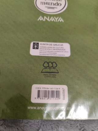 Libro de Bioloxía e Xeoloxía 1° Bach Anaya