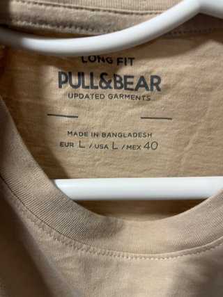 Camiseta Pull&Bear Beige