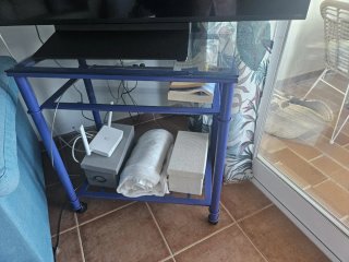 Mesa Comedor  y 6 Sillas más 2 mesas auxiliares
