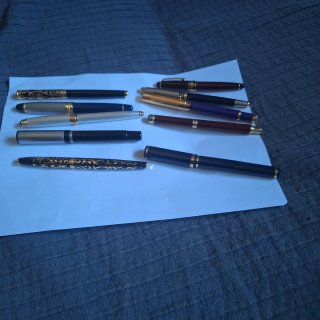 Lotto di 10 penne stilografiche