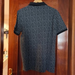 Polo hombre manga corta azul marino XL