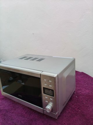 Microondas plateado