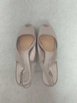 Sandalias Lodi tacón destalonadas marrón topo