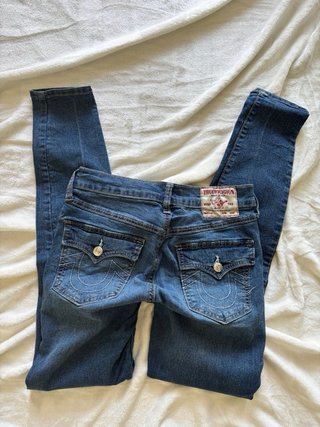 Jeans original True Religion vintage cob bordado