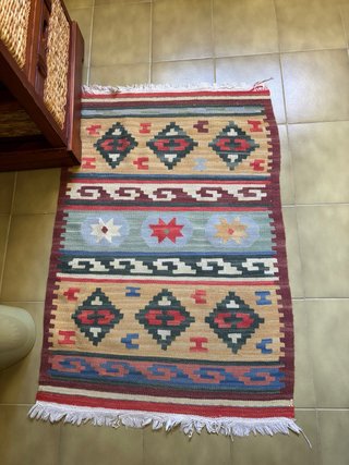Alfombra Kilim Tejida