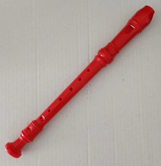 Flauto dolce rosso