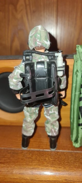 Madelman Piloto Americano +  soldado Acompañante.