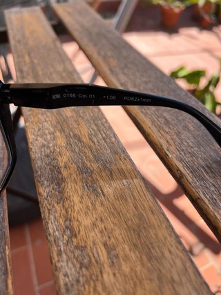 Gafas Italianas de vista marco negro