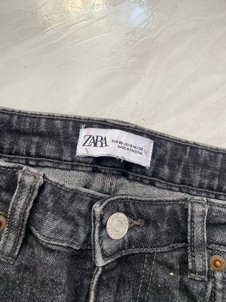Zara Jeans Negros Talla 36