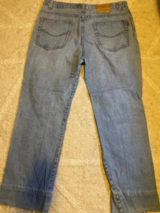 Jeans Rectos Anchos Vintage Made in Italy
