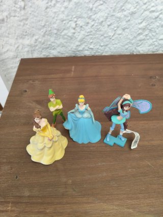 Figuras Princesas Disney y Peter Pan