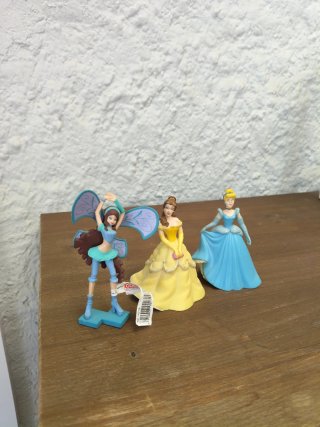 Figuras Princesas Disney y Peter Pan