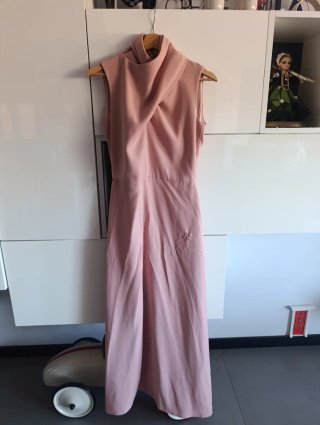 Vestido fiesta Cherubina rosa talla M