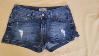 Pantalón corto vaquero Guess azul